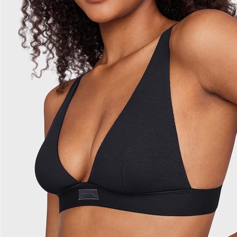 SKIMS Black Triangle Bralette